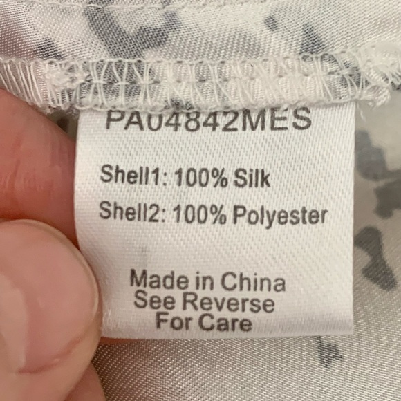 NWT PARKER Silk Blacksplatter Fit & Flare Dress Sleeveless Abstract Pattern M - Picture 13 of 16